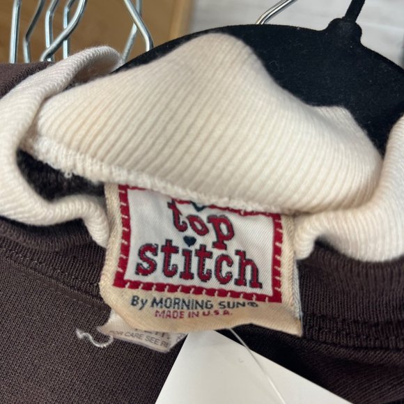 s-vintage flowers crewneck, made in usa - Picture 6 of 6